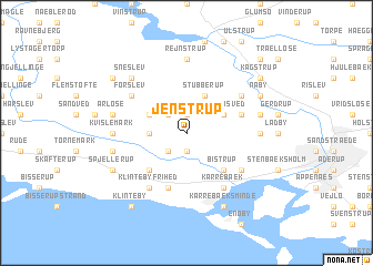 map of Jenstrup