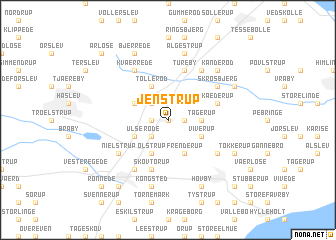 map of Jenstrup