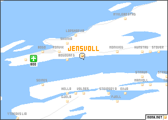 map of Jensvoll