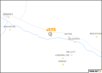 map of Jens