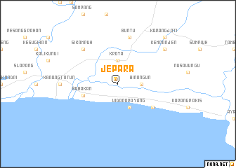 map of Jepara