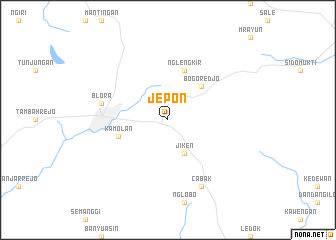 map of Jepon