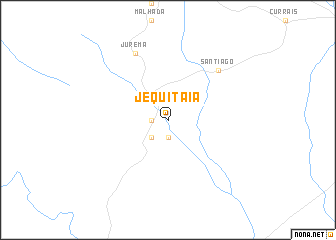 map of Jequitaia