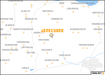 map of Jerécuaro