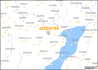 map of Jerguitas