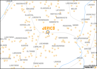 map of Jericó