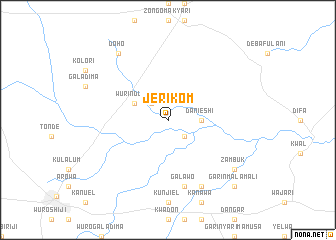 map of Jerikom