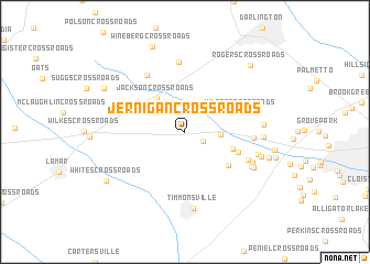 map of Jernigan Crossroads