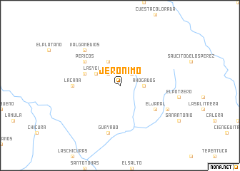 map of Jerónimo