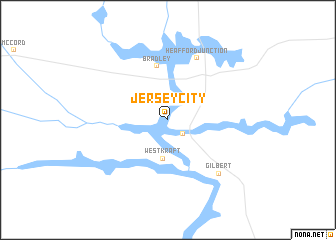 map of Jersey City