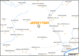 map of Jerseytown