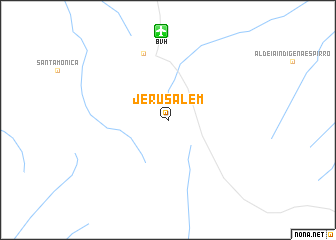 map of Jerusalém
