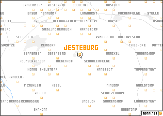 map of Jesteburg