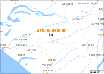 map of Jesús La Bomba