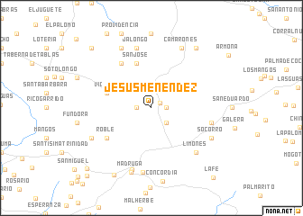 map of Jesús Menéndez