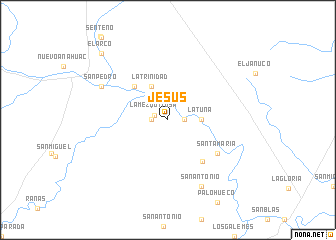 map of Jesús