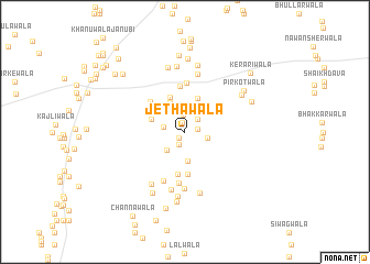 map of Jethawāla