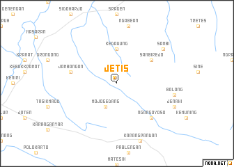 map of Jetis