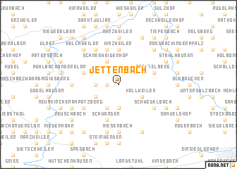 map of Jettenbach