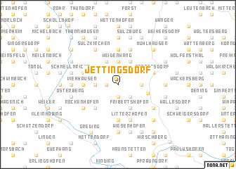 map of Jettingsdorf