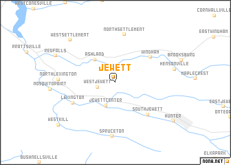 map of Jewett