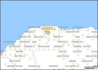 map of Jew Hill