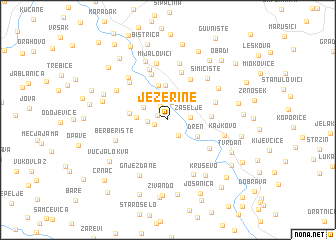 map of Jezerine
