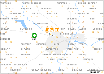 map of Jeżyce