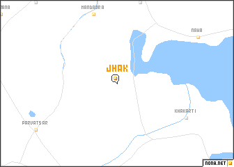 map of Jhāk