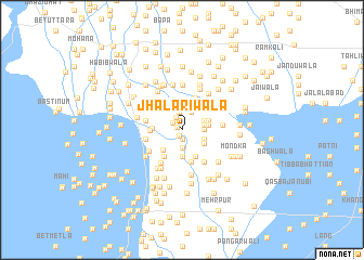 map of Jhalārīwāla