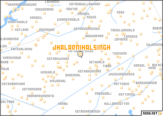 map of Jhalār Nihāl Singh