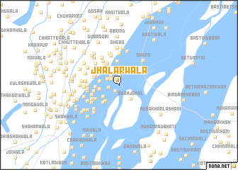 map of Jhālārwāla