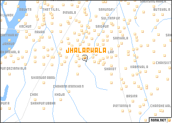 map of Jhalārwāla