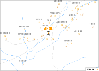 map of Jhali