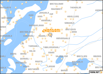 map of Jhandāni