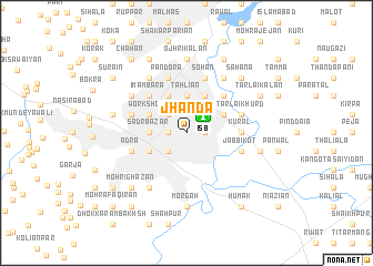 map of Jhanda