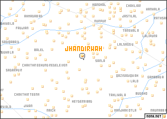 map of Jhandīrwāh
