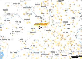 map of Jhangar
