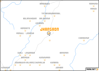 map of Jhārgaon