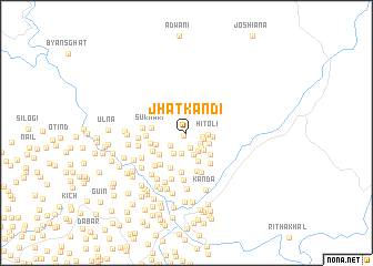 map of Jhatkandi