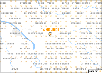 map of Jhāugāi