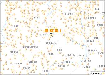 map of Jhik Gali