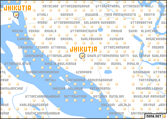 map of Jhikutia