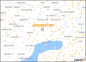 map of Jhok Bhutiān