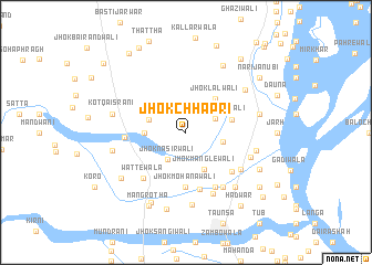 map of Jhok Chhapri