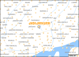 map of Jhok Jām Kurāi