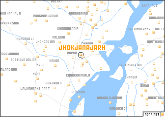 map of Jhok Jāna Jarh