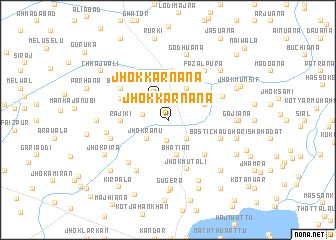 map of Jhok Karnāna