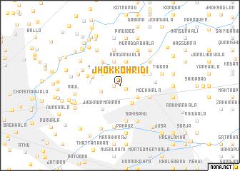 map of Jhok Kohrīdi