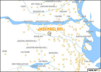 map of Jhok Maglāni